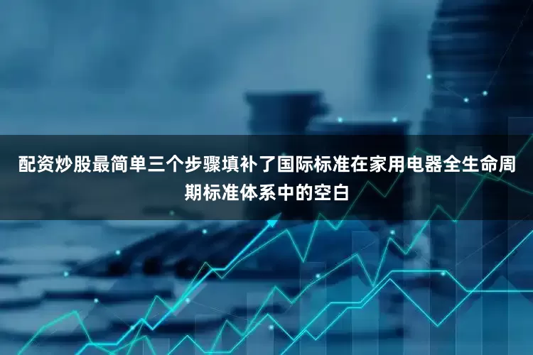 配资炒股最简单三个步骤填补了国际标准在家用电器全生命周期标准体系中的空白