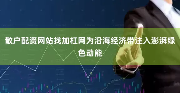 散户配资网站找加杠网为沿海经济带注入澎湃绿色动能