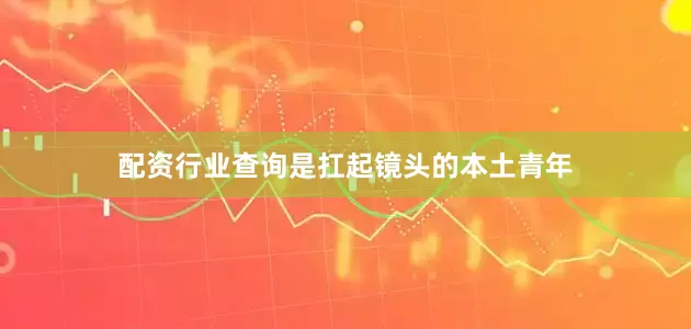 配资行业查询是扛起镜头的本土青年